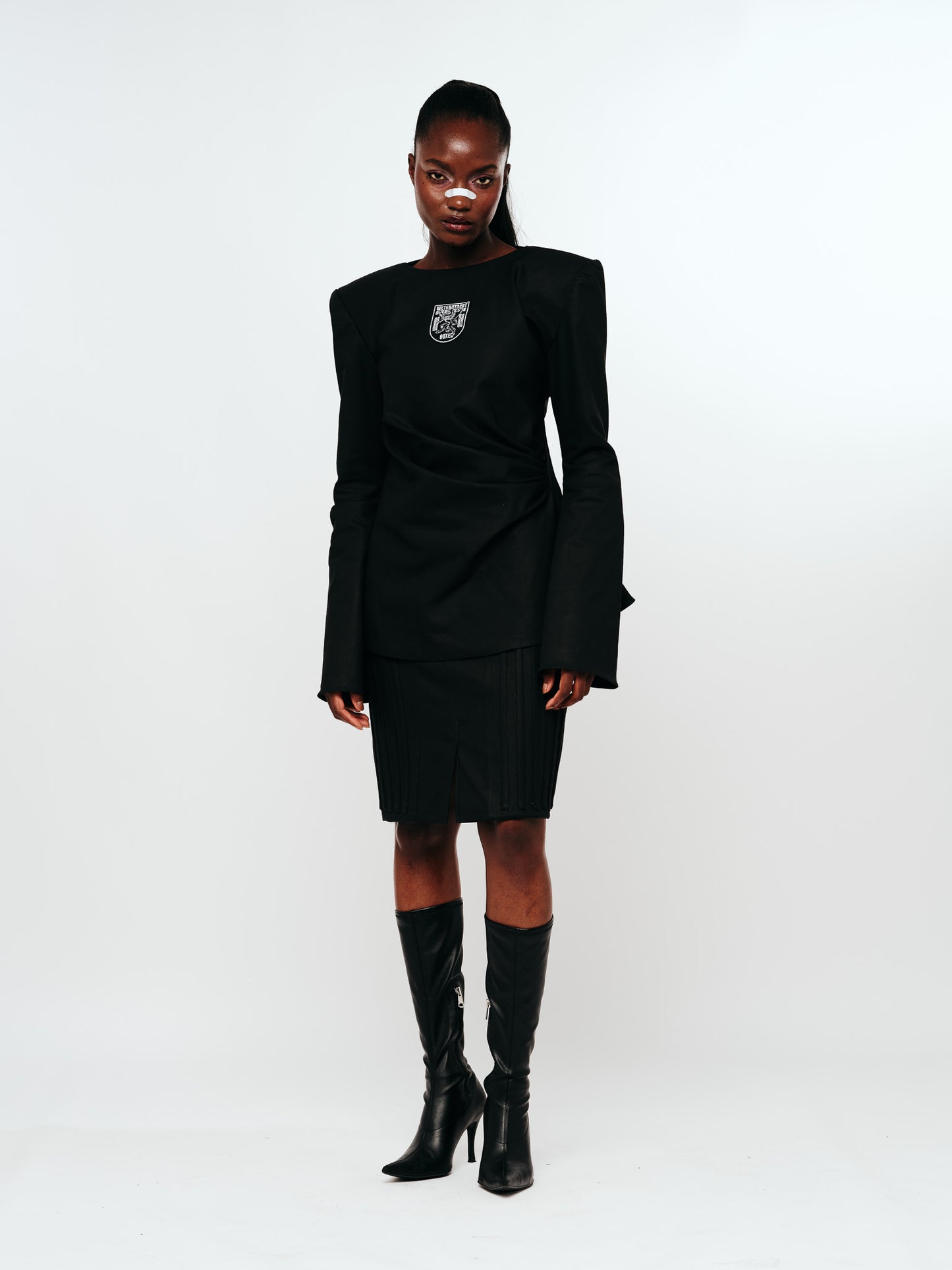 "MOTORSPORT" PENCIL SKIRT