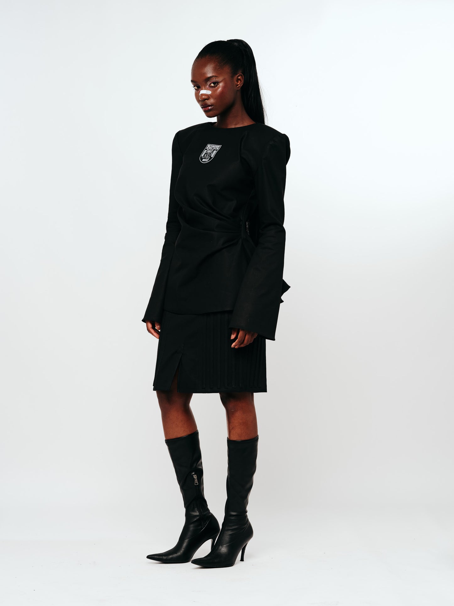 "THE COACH" PLEATED JACKET