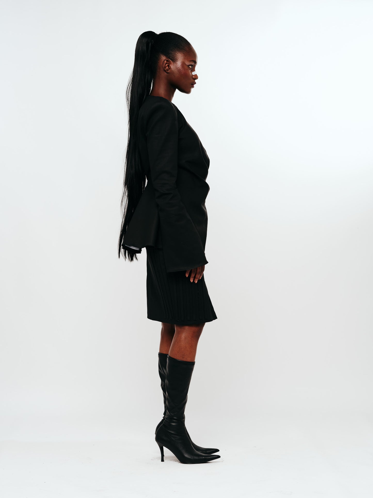 "THE COACH" PLEATED JACKET
