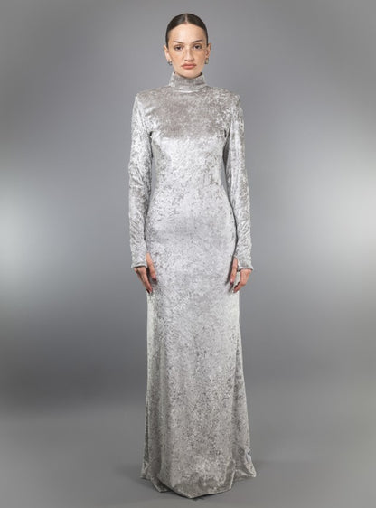 "NIT4" VELVET  DRESS