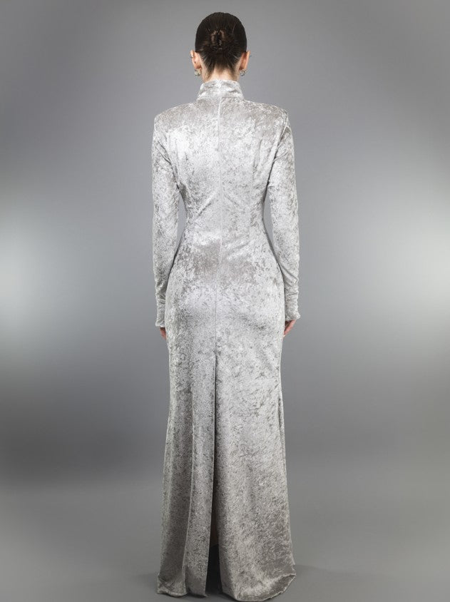 "NIT4" VELVET  DRESS