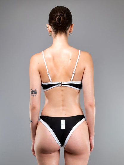 0000 BLACK TWO-PIECE SWIMSUIT