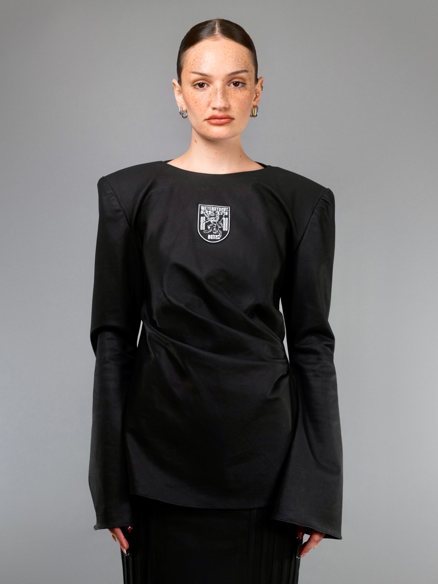 "THE COACH" PLEATED JACKET