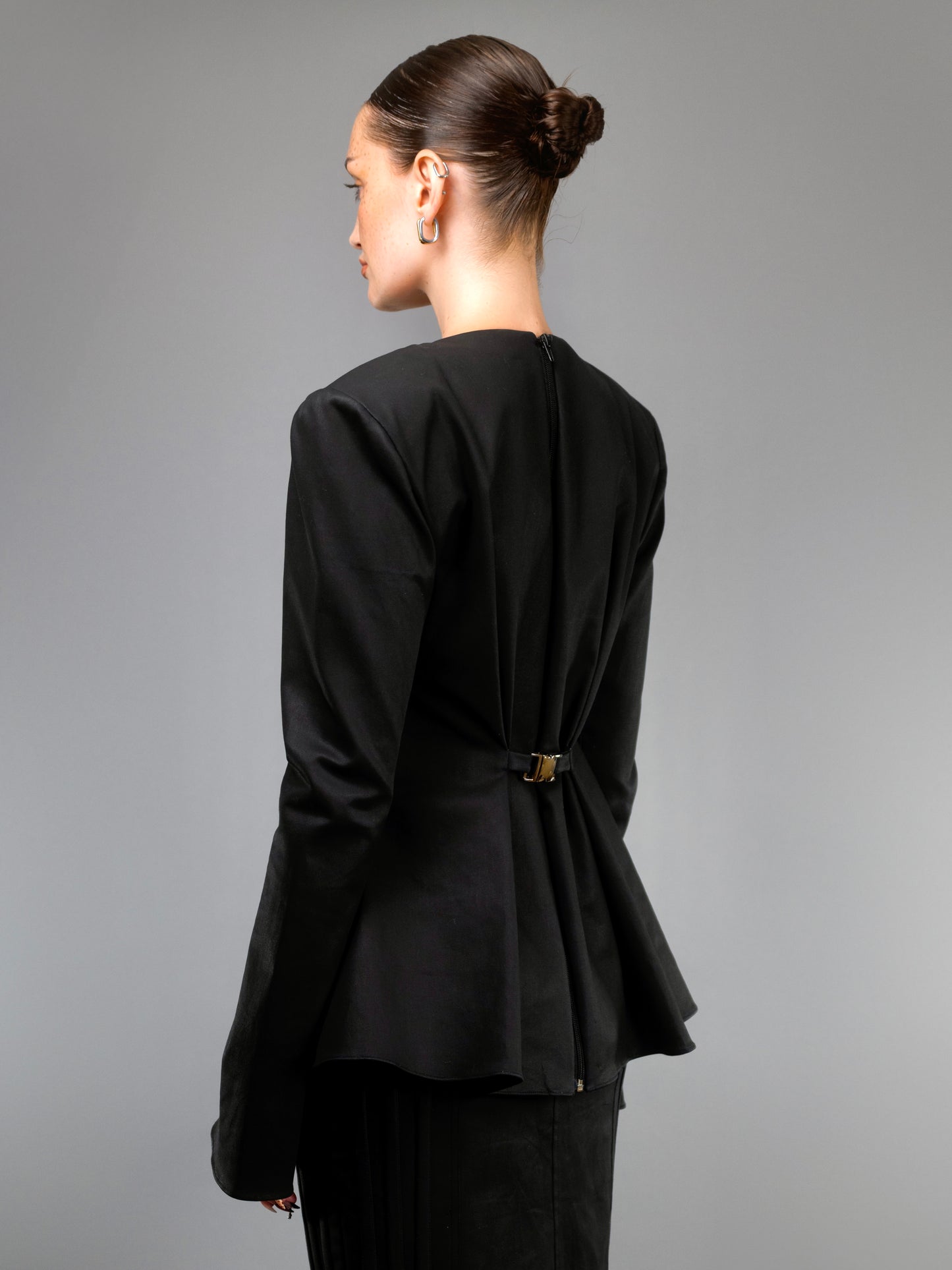 "THE COACH" PLEATED JACKET