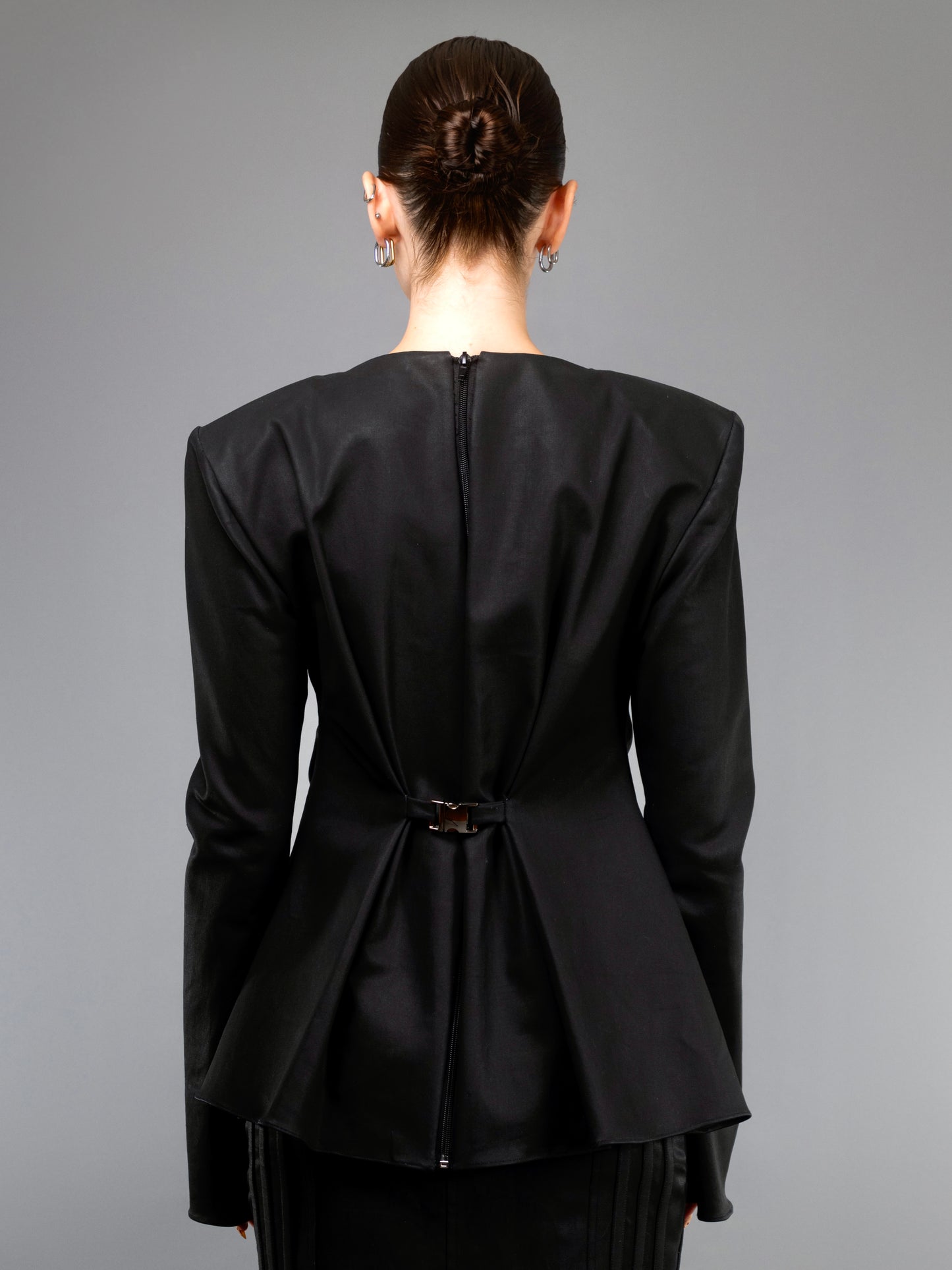 "THE COACH" PLEATED JACKET